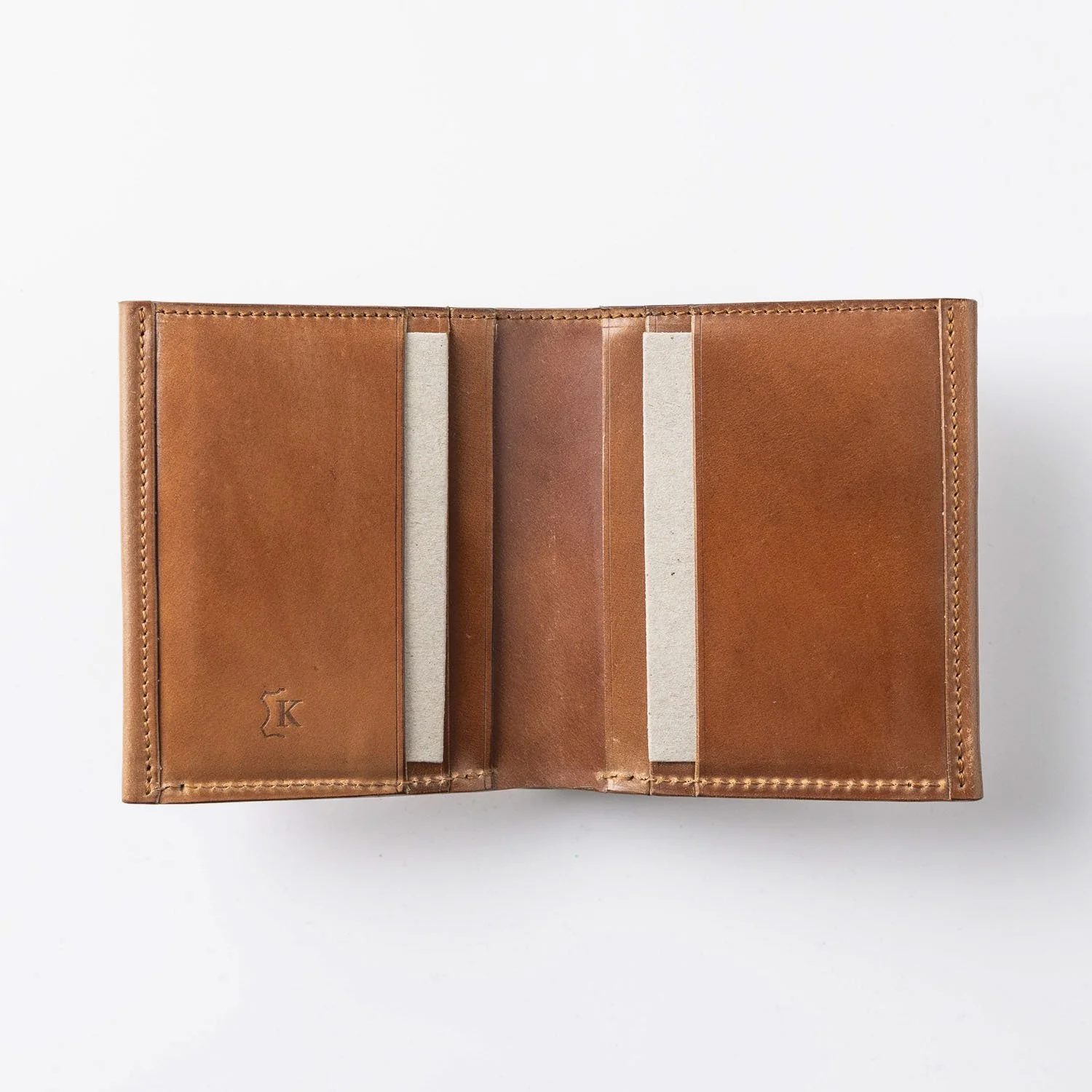 3-3 Wallet - Natural Shell Cordovan — GENUINE HORWEEN PRODUCTS